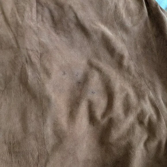 Suede Vintage Burberry Skirt - Picture 6 of 8